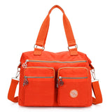 Women Top-handle Shoulder Bag Luxury Handbags Designer Nylon Messenger Beach Casual Tote Female Purse Crossbody Mart Lion Orange  