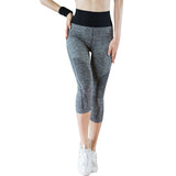 Summer Pants Women's Clothes Fitness Sports Trousers Gym Leggings Running Sport Tights Girl Fitness Running Pants 5081 Mart Lion Silver One Size 