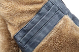 Retro Motorcycle Leather Jacket Men's Fleece Autumn Winter PU Leather Thick Coat Men's Leather Mart Lion   