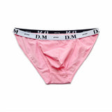 men's Underwear Gay Soild Cuecas Calzoncillos Ropa Interior Hombre Underwear Jockstrap Slip Homme Briefs Men's Underpants Mart Lion Pink M 