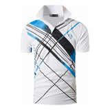 jeansian Men's Sport Tee Polo Shirts Golf Tennis Badminton Dry Fit Short Sleeve
