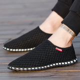 Men's Casual Shoes Summer Breathable Air Mesh Shoes Slip-On Style Shoes Sneakers Footwear Mart Lion   