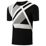 jeansian Men's Sport Tee Shirt Shirt Tops Gym Fitness Running Workout Football Short Sleeve Dry Fit LSL017 White Mart Lion   