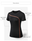 Set Quick Dry 2 Piece Female Short-sleeved long Pants Outdoor Sportswear Fitness suit Sport outfit for woman Mart Lion   