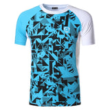 Jeansian Men's T-Shirt Sport Short Sleeve Dry Fit Running Fitness Workout Black Mart Lion LSL193-White US M China