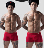 6Pcs Boxer Men's Underwear Panties Cotton Shorts  Breathable Solid Boxers Gay Underwear cueca boxer