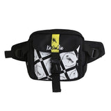 Waist Bag casual Chest Bag functional Shoulder Bags outdoor sport canvas crossbody small Pack street style Fanny Pack170 Mart Lion Black  