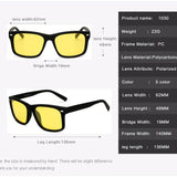 LongKeeper Men's Polarized Sunglasses Yellow Lens Night Driving Glasses Goggles Anti-Glare Polarizer Eyewears Mart Lion - Mart Lion