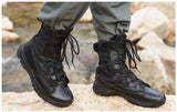 Lightweight Army Boots Men's and Women Military Tactical Special Force Leather Desert Combat Ankle Boots Work Shoes