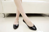 Leather Flat Shoes Pointed Toe Woman Loafers Autumn Casual Shoes Women Flats Candy Color Sweet Flats Mart Lion   