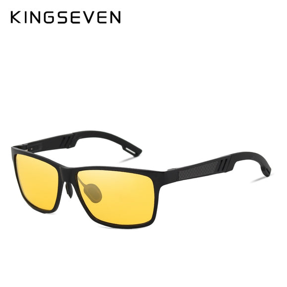  Aluminum Polarized Night vision Sunglasses Men's Square Driving Goggle Eyewear oculos de sol Mart Lion - Mart Lion
