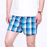 Panties Men's Boxer Men's Underwear Cotton Men's Shorts Breathable Plaid Flexible Shorts Boxer 5Pcs/lot  Underpants Mart Lion   