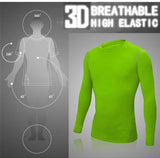 Men's T-Shirt Training Gym Slim Bottoming Shirt Breathable Quick Dry Running Fitness T-Shirts Sport Workout Gym Clothing Mart Lion   