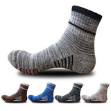Thicken Men Socks Winter Cotton Sock Casual Striped Terry Men Outdoor Hiking Sox Mart Lion Each Color  