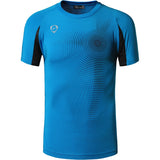Jeansian Men's T-Shirt Tee Shirt Sport Dry Fit Short Sleeve Running Fitness Workout LSL069 Black Mart Lion LSL013OceanBlue US S China