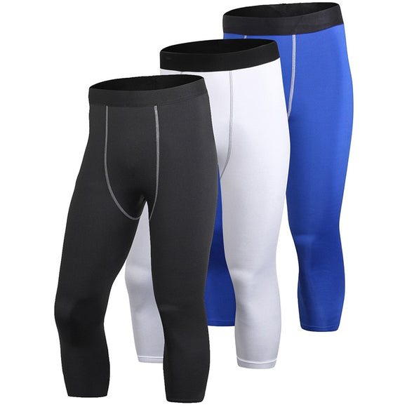  Men's Pants Commpression Sport Tights Fitness Workout Stretch Breathable Gym Leggings Quick Dry Running Tights Mart Lion - Mart Lion