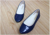 Leather Flat Shoes Pointed Toe Woman Loafers Autumn Casual Shoes Women Flats Candy Color Sweet Flats Mart Lion   
