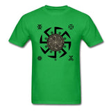 Men's T Shirt Mexico Kolovrat Symbol Legend of Kolovrat Sparta Warrior White Cool 3D Print Movie Mart Lion Green XS 