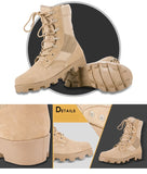 Unisex Tactics Military Boots Men's Combat Ankle Outdoor Hiking Climbing Shoes Male Tactical Army Breathable Sneakers Mart Lion   