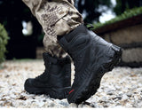 Casual Men's Military Leather Boots Special Force Tactical Desert Combat Boots Outdoor Shoes Ankle Mart Lion   