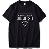 Brazilian Jiu Jitsu T shirt Martial Art Wu Shu Tee Profession Skill Creative Design Top Casual Cotton Mart Lion Black EU Size S 