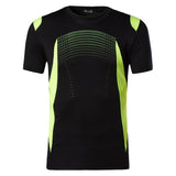 Jeansian Men's T-Shirt Sport Short Sleeve Dry Fit Running Fitness Workout Black Mart Lion LSL194-Black US M China