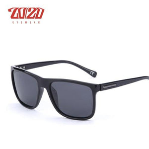 Polarized sunglasses Men's UV400 Classic Male Square Glasses Driving Travel Eyewear Gafas Oculos PL243 Mart Lion C01 Black Smoke  