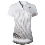  jeansian Women Casual Designer Short Sleeve T-Shirt Golf Tennis Badminton White Mart Lion - Mart Lion