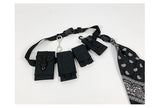 Hip Hop Chest Bag Men's Black Streetwear Chest Rig Fanny Pack Multi-pocket Travel Phone Belt Bag Pouch Waist Packs 197 Mart Lion   