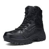Casual Men's Military Leather Boots Special Force Tactical Desert Combat Boots Outdoor Shoes Ankle Mart Lion black 02 7 