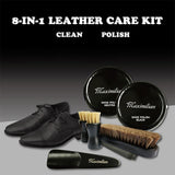  8-In-1 Shoe Polish Clean Brush Kit Travel Leather Care Shine Brush Sofa Car Seat Shoes Cleaning And Maintenance Mart Lion - Mart Lion