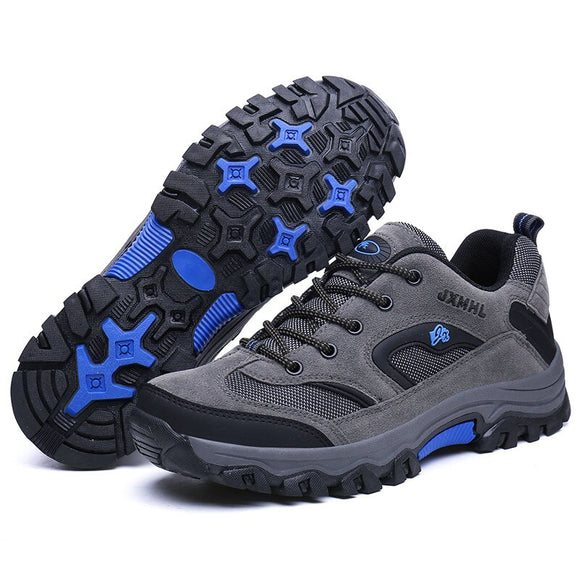 Men's Hiking Boots Shoes Outdoor Breathable Green Trekking Rubber Mountain Climbing Mart Lion Gray-6661 39.5 