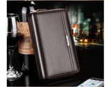 Men's Wallet Leather Money Passport Bag large Capacity Thin Coin Purse Coin Card Holder Male Long Handbag Mart Lion   