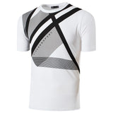 jeansian Men's Sport Tee Shirt T-Shirt Tops Gym Fitness Running Workout Football Short Sleeve Dry Fit LSL1052 Blue Mart Lion   