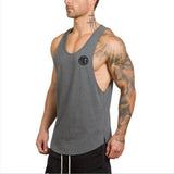Muscle Guys Gyms Clothing Fitness Men's Tank Top Bodybuilding Stringers Tank Tops workout Singlet Sporting Sleeveless Shirt Mart Lion dark grey 89 M 