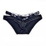 Men's Underwear Cueca Masculina Gay Jockstrap Low-Rise Ropa Interior Hombre Slip Homme Briefs Calzoncillos Mart Lion Black M 1pc