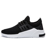 Popular Men's Lightweight Casual Shoes Spring Sneaker Outdoor Sports Breathable Flat Mart Lion Black 6.5 