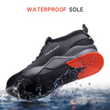 Steel Toe Men Work Safety Boots Sneakers Outdoor Puncture Proof Protective Safety Indestructible Shoes Mart Lion   