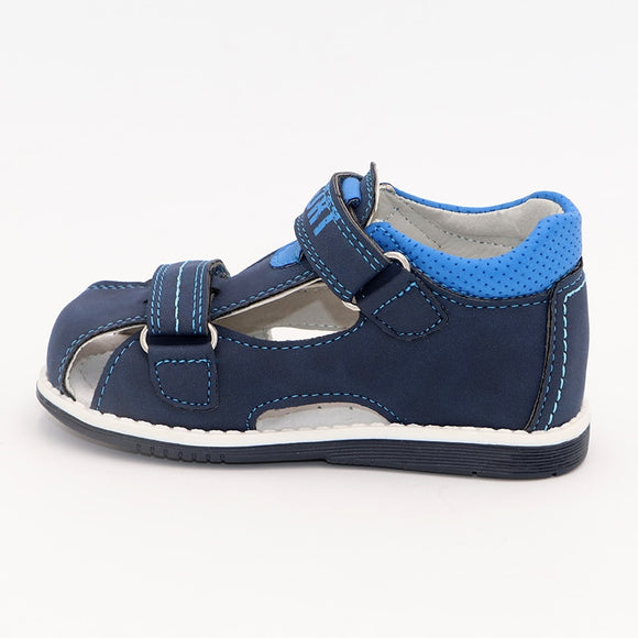  Sandals for toddler boys summer Children open toe Sewing thread Boys or Girls Leather Melissa Shoes Mart Lion - Mart Lion