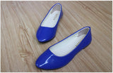 Leather Flat Shoes Pointed Toe Woman Loafers Autumn Casual Shoes Women Flats Candy Color Sweet Flats Mart Lion   
