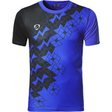 Jeansian Men's T-Shirt Tee Shirt Sport Dry Fit Short Sleeve Running Fitness Workout LSL230 Red Mart Lion LSL111Blue US S China