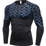 Short Sleeve Sport Shirt Men's Quick Dry Running T-shirts Snake Gym Clothing Fitness Top Men's Rashgard Soccer Jersey Mart Lion blue net 1 S 