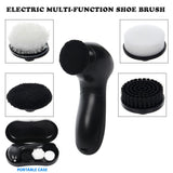Portable 3-In-1 Electric Shoe Brush Sofa Car Seat Leather Shoes Cleaning And Maintenance Shine For Travel Mart Lion Default Title  