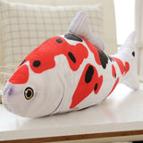 Arrive 20-140CM Cyprinus Carpio Fish Koi Carp Plush Toys Lifelike Stuffed Aquatic Fishes Pillow For Kid Gift Mart Lion 20cm 3 