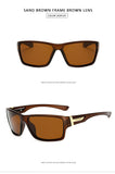 Long Keeper Night Vision Sunglasses Polarized Men's Women Eyes Protect UV400 Black Square Unisex gafas de Mart Lion   