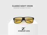 Aluminum Polarized Night vision Sunglasses Men's Square Driving Goggle Eyewear oculos de sol Mart Lion   