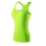 Tops Women Sport top Quick Dry Zumba shirt Sleeveless Sport Shirt Gym Top Tank top fitness workout shirt Mart Lion Green S 