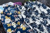 Aloha Shirts Men's Clothes Summer Camisa Havaiana Colorful Printed Short Sleeve Hawaiian Beach Shirts Mart Lion   