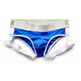 Men's Underwear Ropa Interior Hombre Cotton Briefs Jockstrap Underwear Gay Briefs Men's Slip Homme Cueca Masculina Mart Lion Blue M 
