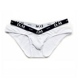 Men's Underwear Cueca Masculina Gay Jockstrap Low-Rise Ropa Interior Hombre Slip Homme Briefs Calzoncillos Mart Lion White M 1pc